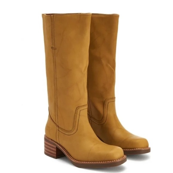 NWT Frye and Co Campus Style Boots Banana 9 - Picture 2 of 9